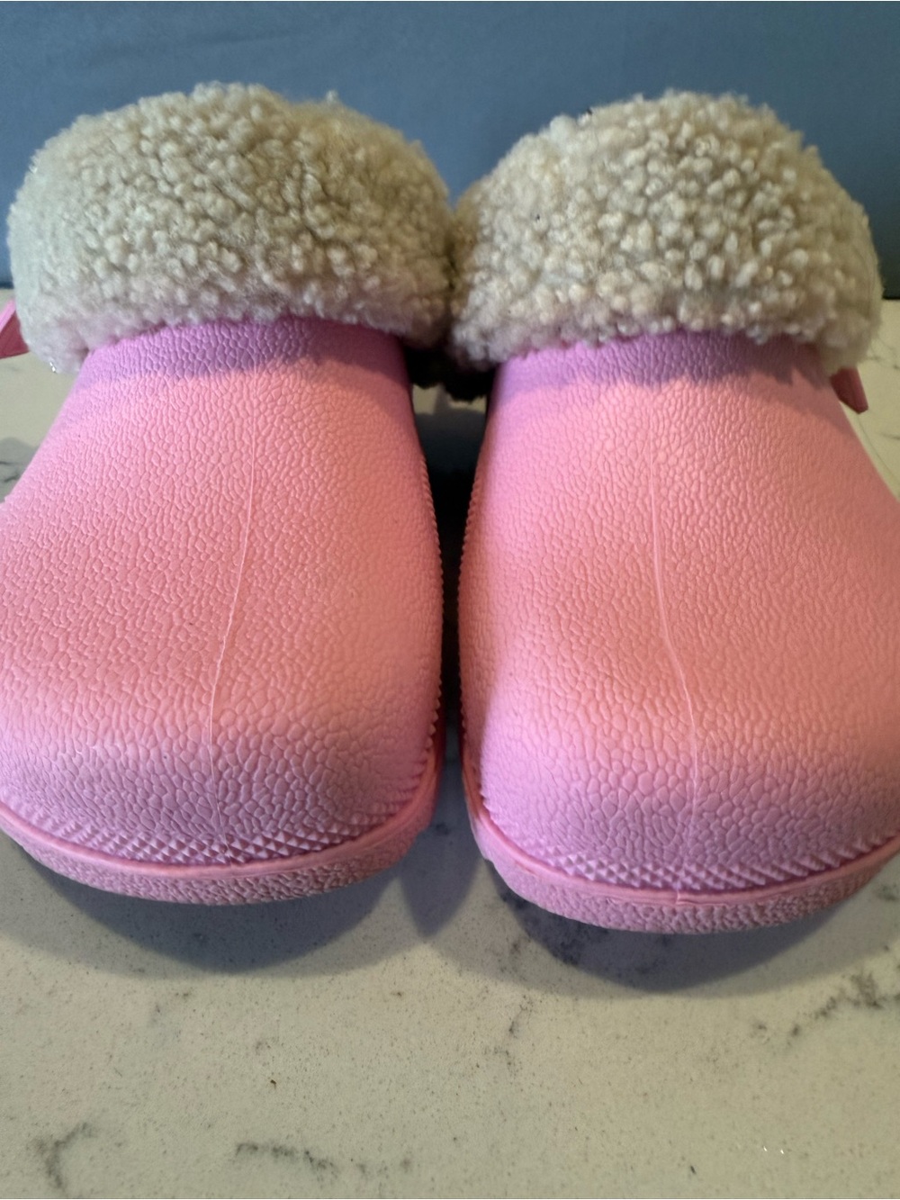 Coach Pink Slip-On Shearling-Trim Clogs - Picture 12 of 16